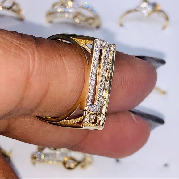 14k solid real gold custom made Turkish ring NOT PLATED Free Appraisal Best Gift - Picture 4 of 5